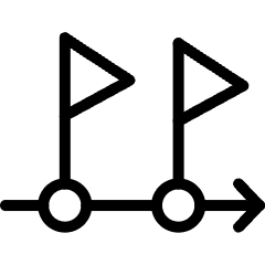 Workflow Milestones Icon from Ultimate Light Set