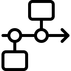 Workflow Project Management Icon from Ultimate Light Set