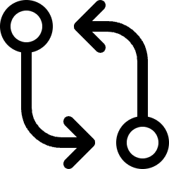Workflow Pull Request Icon from Ultimate Regular Set