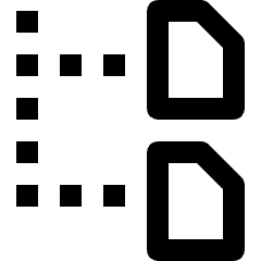 Hierarchy File 2 Icon from Nova Line Set