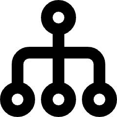 Hierarchy Organise 1 Icon from Micro Line Set