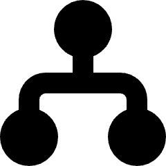 Hierachy Organise 3 Icon from Micro Solid Set