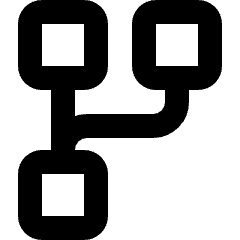 Hierarchy Organise 6 Icon from Micro Line Set