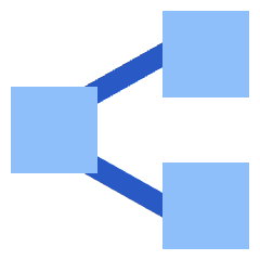 Hierarchy 1 Icon from Sharp Flat Set