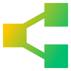 Hierarchy 1 Icon from Sharp Gradient Set