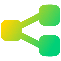 Hierarchy 1 Icon from Plump Gradient Set