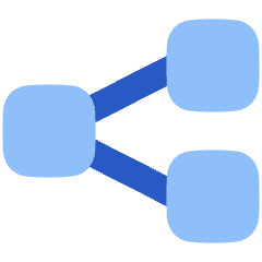Hierarchy 1 Icon from Plump Flat Set