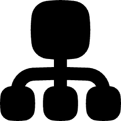 Hierarchy 14 Icon from Flex Solid Set