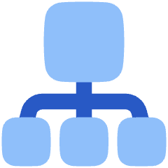 Hierarchy 14 Icon from Plump Flat Set