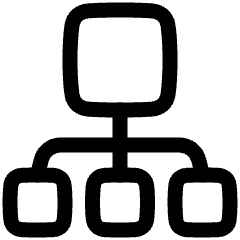 Hierarchy 14 Icon from Plump Line Set