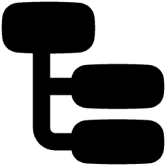 Hierarchy 16 Icon from Plump Solid Set