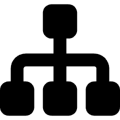 Hierarchy 2 Icon from Core Solid Set