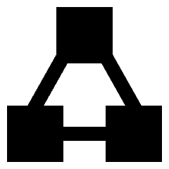 Hierarchy 3 Icon from Sharp Solid Set