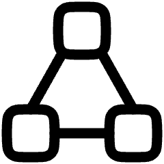 Hierarchy 3 Icon from Plump Line Set