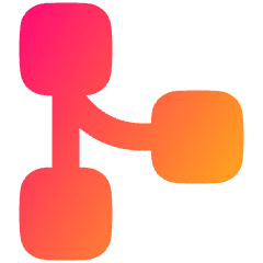 Hierarchy 4 Icon from Plump Gradient Set