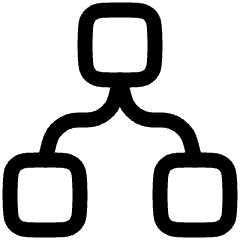 Hierarchy 5 Icon from Plump Line Set
