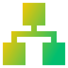 Hierarchy 5 Icon from Sharp Gradient Set