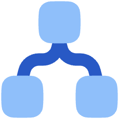 Hierarchy 5 Icon from Plump Flat Set