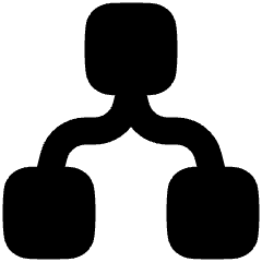 Hierarchy 5 Icon from Plump Solid Set