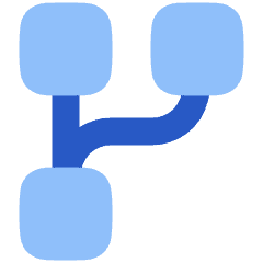 Hierarchy 6 Icon from Plump Flat Set