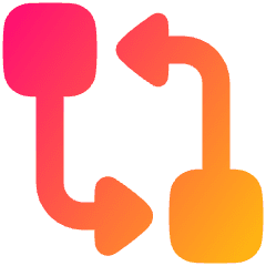 Hierarchy 8 Icon from Plump Gradient Set