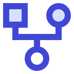 Hierarchy Family History Tree Icon from Sharp Duo Set