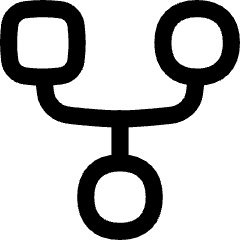 Hierarchy Family History Tree Icon from Flex Line Set