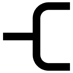 Hierarchy Line 1 Icon from Sharp Remix Set