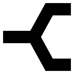 Hierarchy Line 5 Icon from Sharp Solid Set