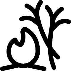 Bhogi Fire Icon from Ultimate Regular Set