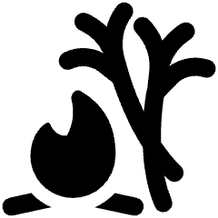 Bhogi Fire Icon from Ultimate Bold Set