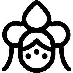 Durga Puja Face Icon from Ultimate Regular Set