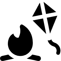 Lohri Kite Icon from Ultimate Bold Set