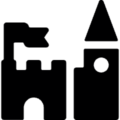 Historical Building Castle 1 Icon from Ultimate Bold Set