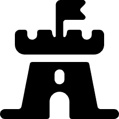 Historical Building Castle Icon from Ultimate Bold Set