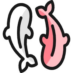 History Fish Icon from Ultimate Colors Set