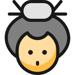 History Geisha 1 Icon from Ultimate Colors Set