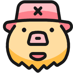 History Piggy Icon from Ultimate Colors Set