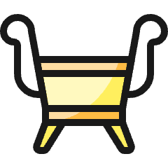 History Seat Icon from Ultimate Colors Set
