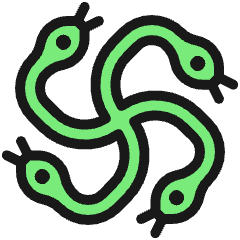 History Snakes Icon from Ultimate Colors Set