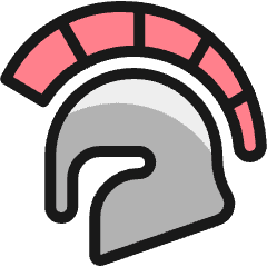 History Spartan Helmet Icon from Ultimate Colors Set