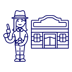 Cowboy Saloon 2 Illustration from UX Line Set