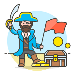 Pirate Loot 1 Illustration from UX Colors Set