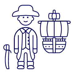 Sailing Ship Captain 1 Illustration from UX Line Set
