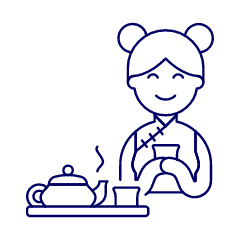 Chinese Tea Time 2 Illustration from UX Line Set