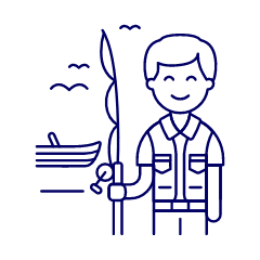 Fishing Trip 1 1 Illustration from UX Line Set