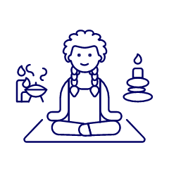 Meditation 1 4 Illustration from UX Line Set