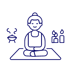 Meditation 2 2 Illustration from UX Line Set