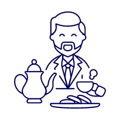 Tea Time 1 4 Illustration from UX Line Set