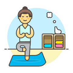 Yoga 1 5 Illustration from UX Colors Set